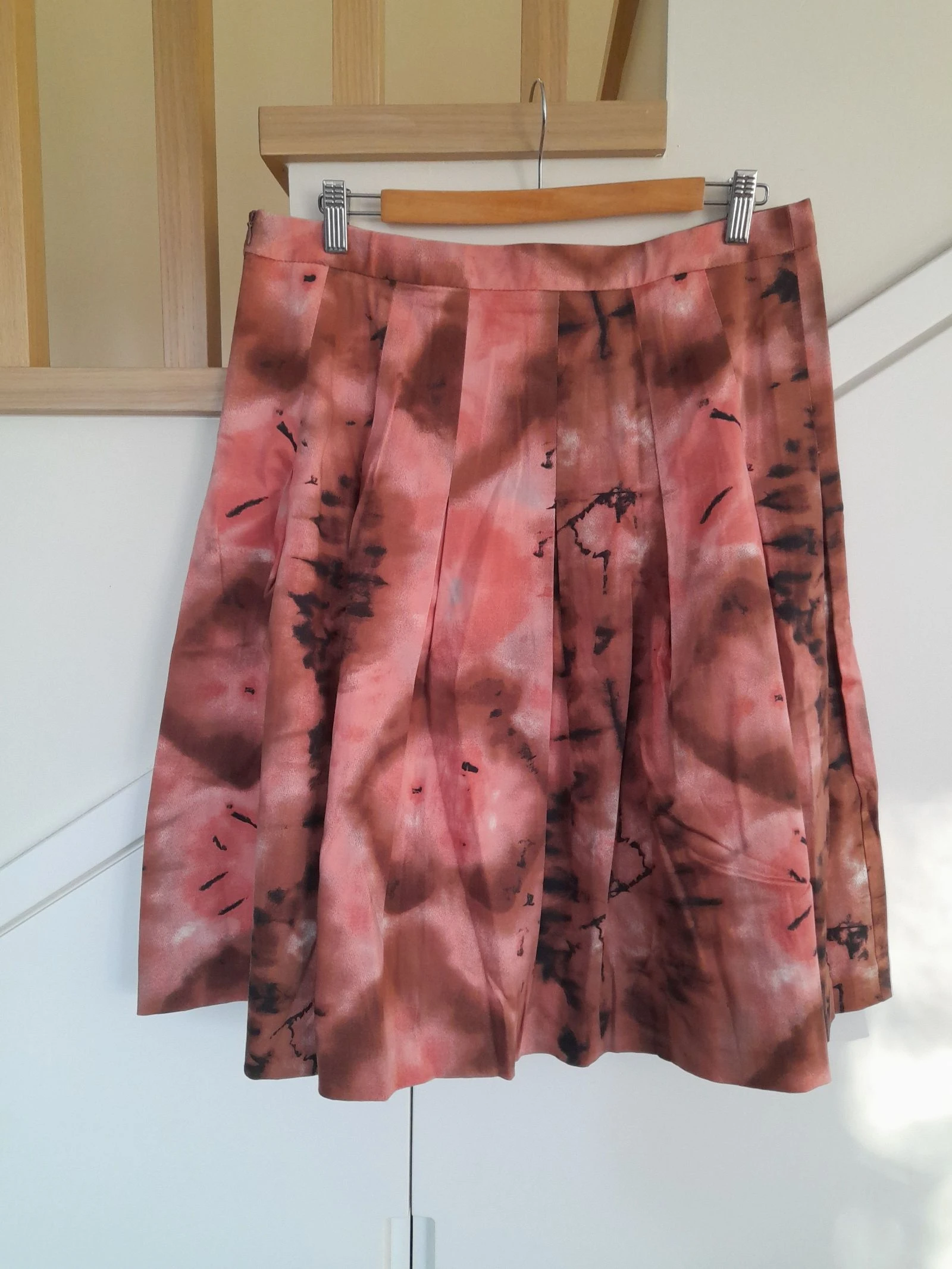 Saia Rosa Estampada Zara XL 🌸 